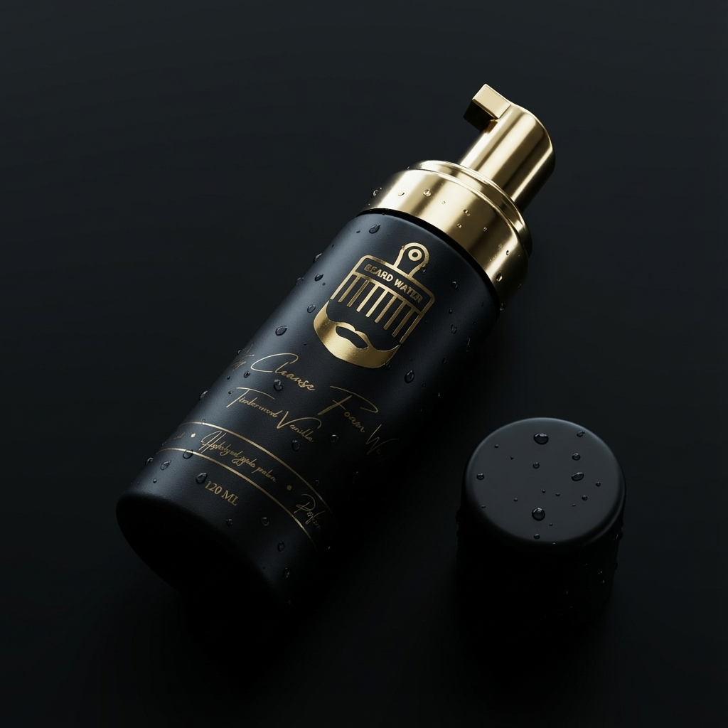 Beard Water Deep Cleanse Foam Wash – Timberwood Vanilla (120 mL)