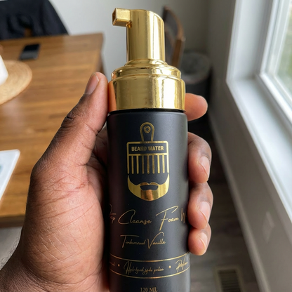 Beard Water Deep Cleanse Foam Wash – Timberwood Vanilla (120 mL)