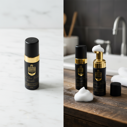 Beard Water Deep Cleanse Foam Wash – Timberwood Vanilla (120 mL)